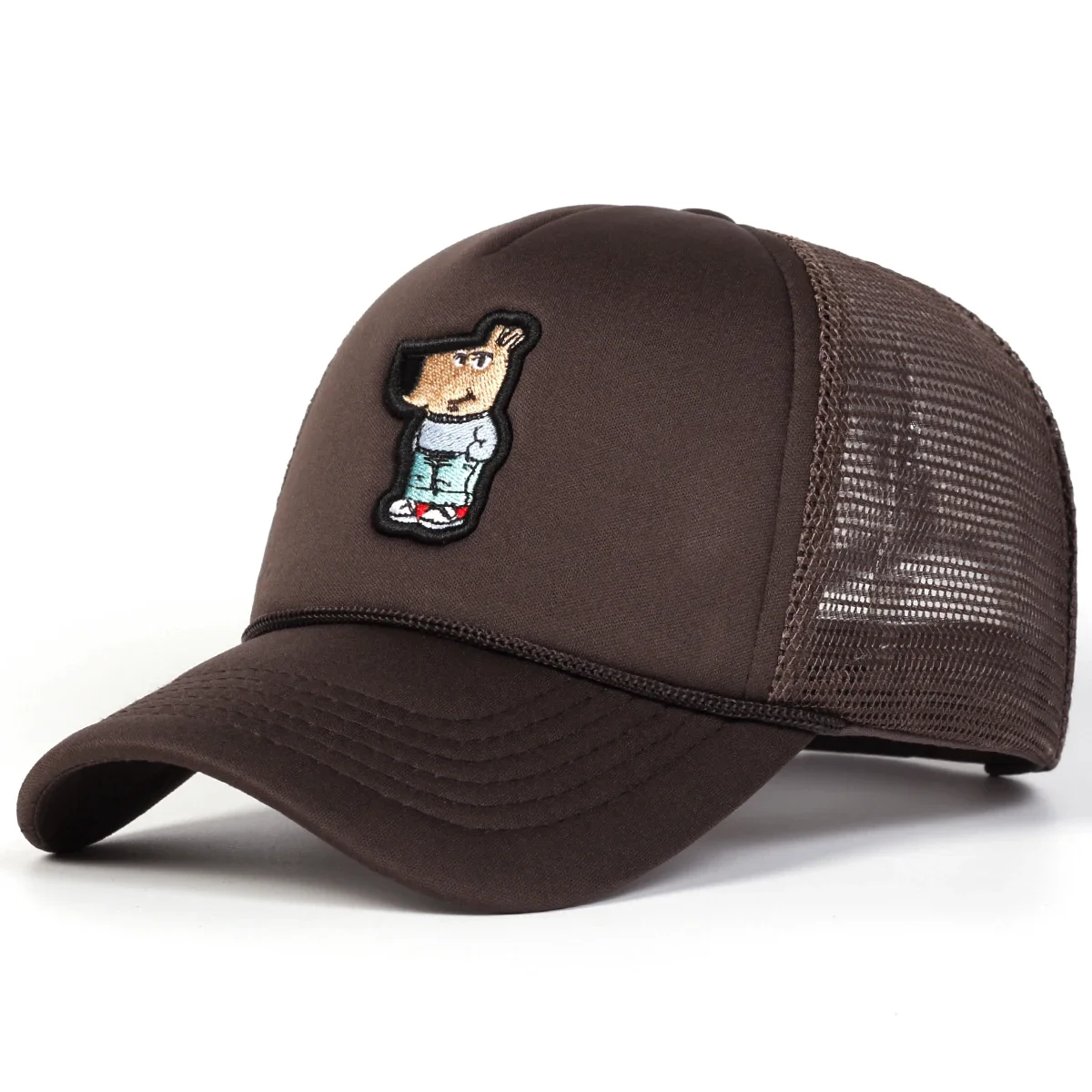 للجنسين لطيف الكنغر التطريز قبعات البيسبول صافي الربيع والصيف في الهواء الطلق قابل للتعديل قبعات عادية واقية من الشمس قبعة قبعة رياضية