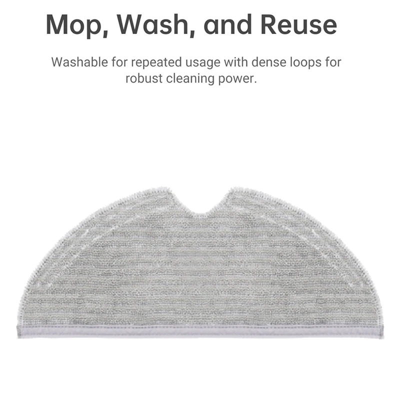 Сменная швабра для Dreame D9/D9 Max D9 Pro/L10 Pro, аксессуары для пылесоса, коврик для мытья полов из микрофибры с резервуаром для воды