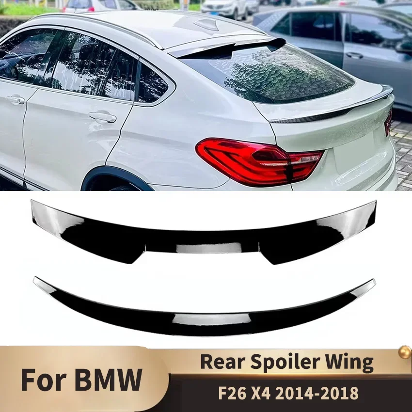 

Car Tail Wings Fixed Wind Spoiler for BMW F26 X4 2014-2018 Rear Roof Lip Spoiler Tail Fin Top Wing Fixed Wind Accessories Parts