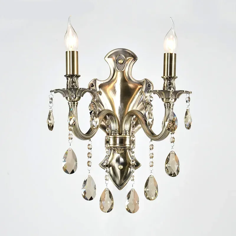 Hot Selling Brass Color Wall Sconce Light Fixture Wall Bracket Lamp E14 Incandescent Wall Light