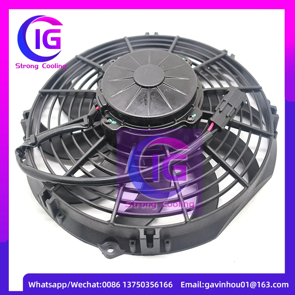 FOR NEW Bus Condenser Fan 2211 Refrigerated Truck Hair Dryer 12V / 24V Electronic Fan Fan Mounting Kit