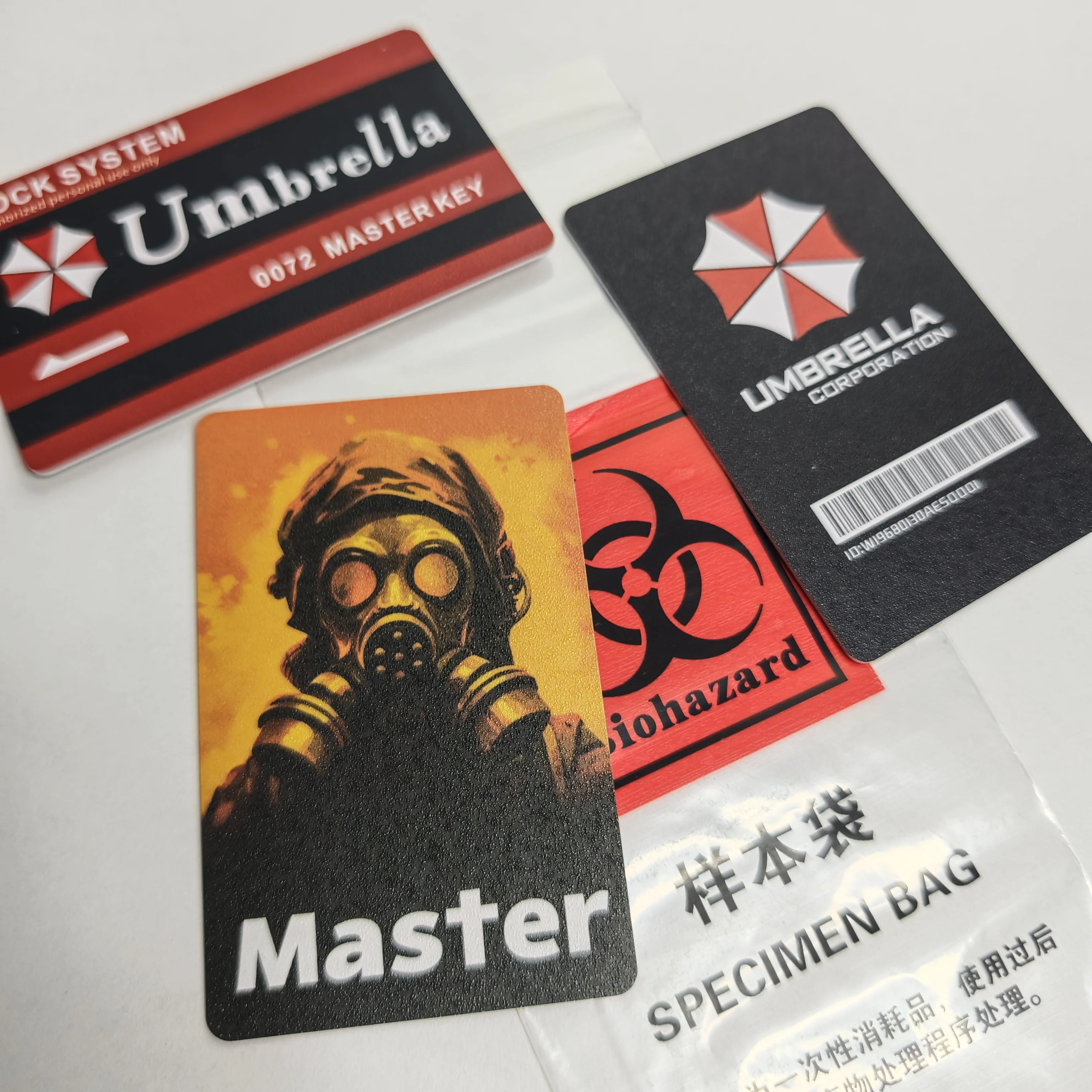 

Resident Evil Merchandise Movie Prop Access Control Card ID Card Identification Card Replica