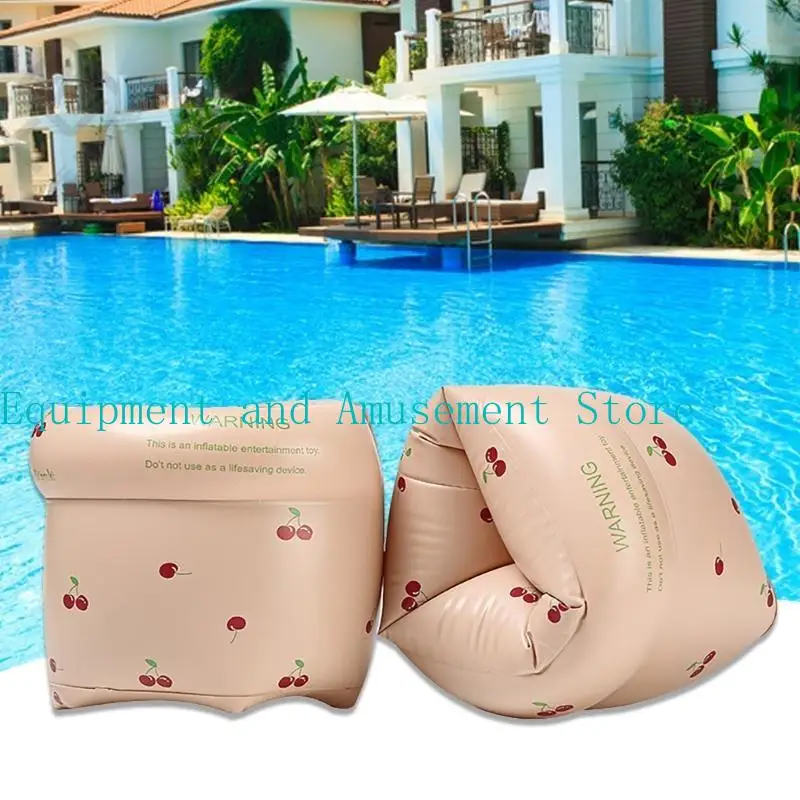 

652F 2Pcs Swim Arm Bands Kids Swimming Inflatable Armbands Arm Rings Inflatable Arm Floaties, Safety Swimming Float Arm Bands