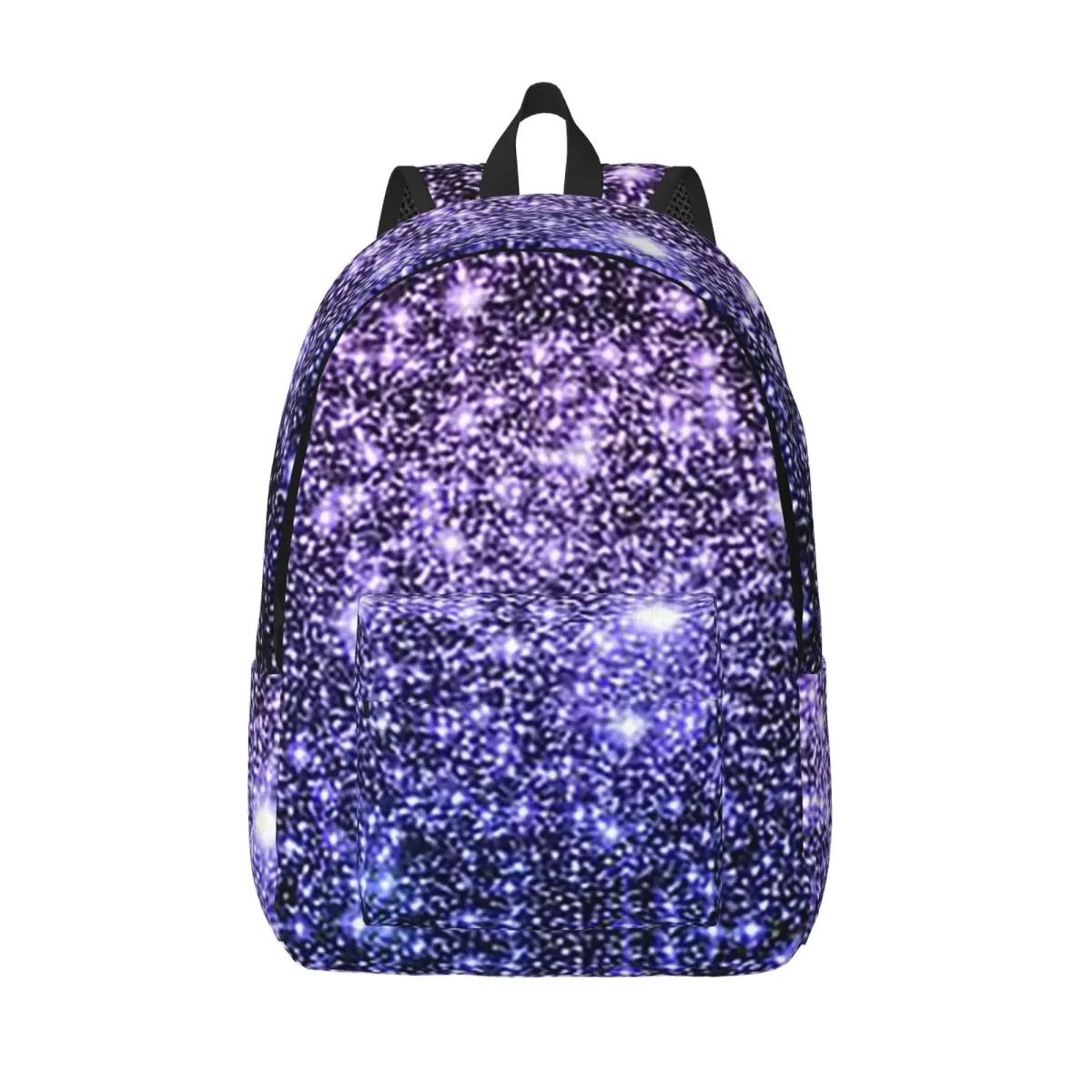 

Рюкзак Galaxy Sparkle Stars с эффектом омбре: лавандовый, пурпурно-синий, для студентов, школьный, для походов, путешествий, повседневный, на плечо