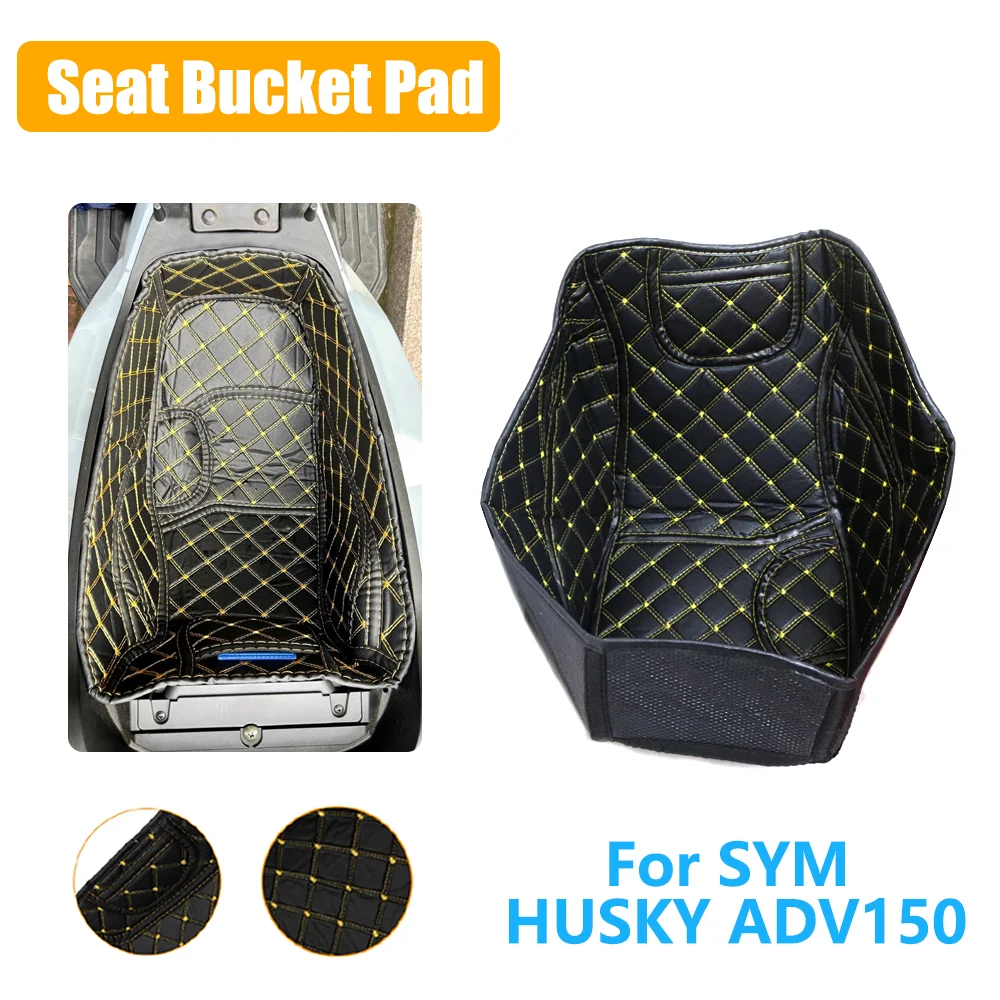 For SYM HUSKY ADV150 ADV 150 ADV-150 Modification Accessories Motorcycle Seat Cushion Lining Seat Bucket Cushion Storage Cushion