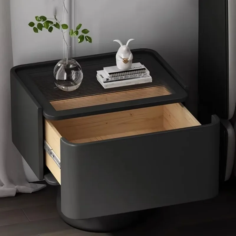 Mesita De Noche sencilla nórdica, almacenamiento, estética, moderna, De lujo, belleza, Mesitas De Noche Para El Dormitorio, muebles