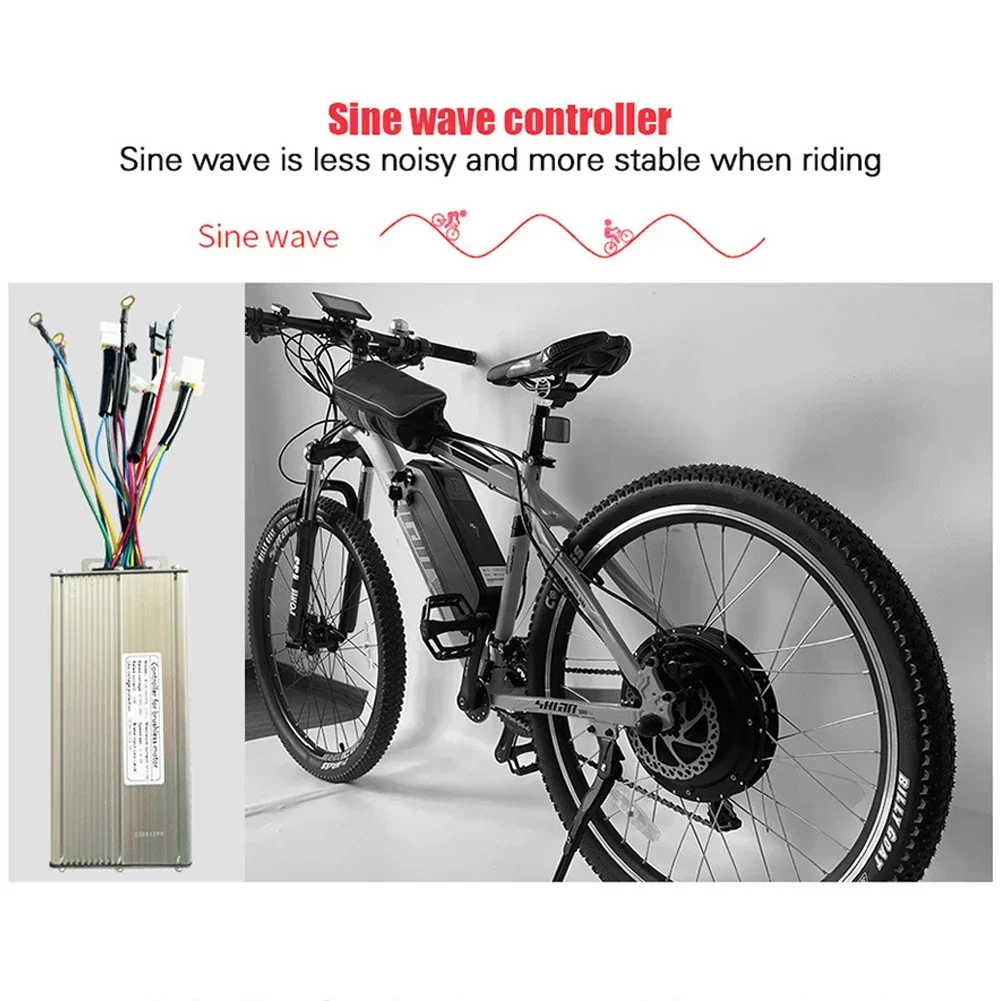 48VKT-50A  E-bike Sinewave Controller Electric Bicycle Controller E-bikes Accessories Parts Replacement Tools 1500W-3000W