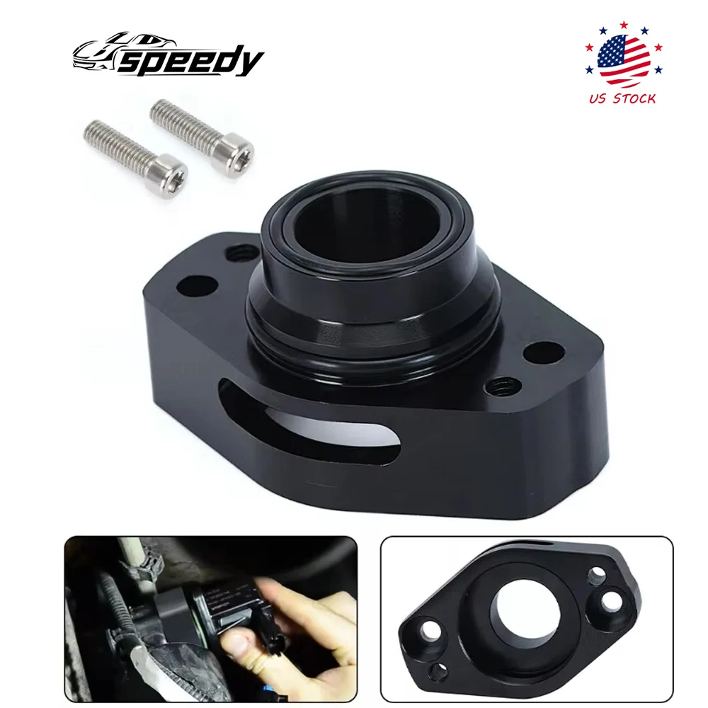 

Aluminum Turbo Blow Off Valve Adapter BOV for 2016+ Ford F-150 2.7L 3.5L Ecoboost PQF-PJ