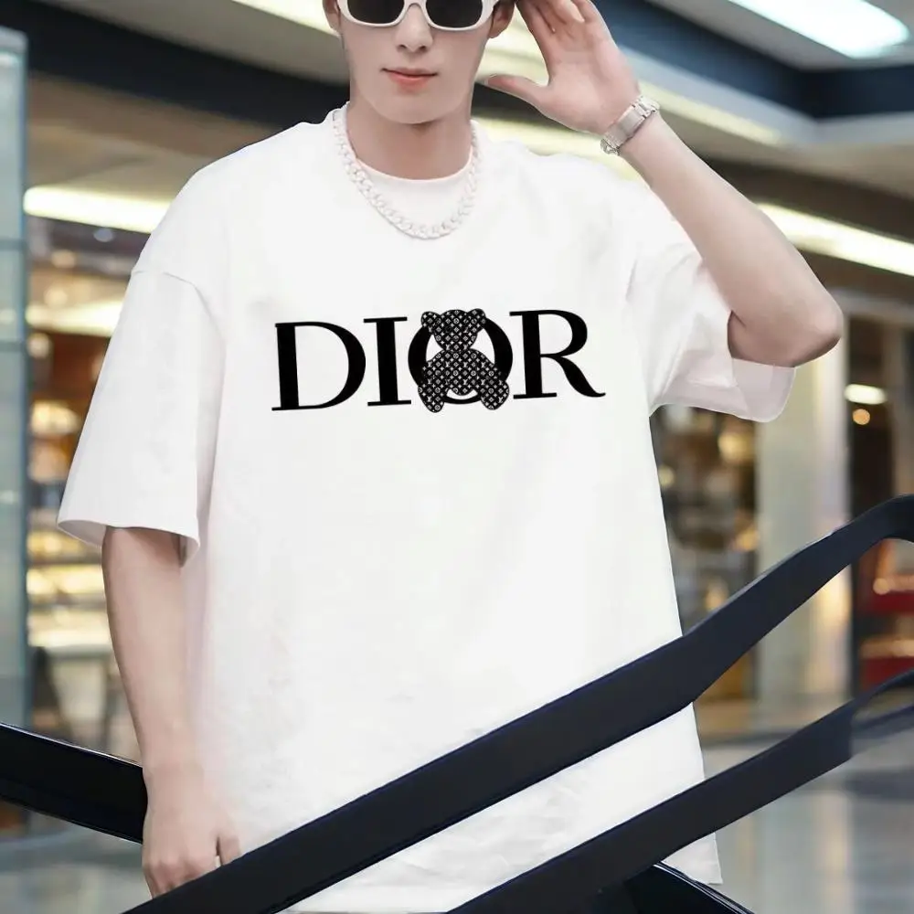 

Men's Short-sleeved T-shirts Cotton Luxurious High-quality Printed Brand Summer Fashion and Cool