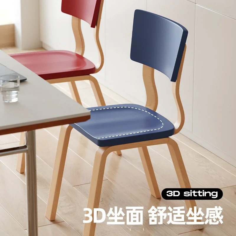 household solid wood BC40 designer back chair book desk chair color Internet celebrity simple