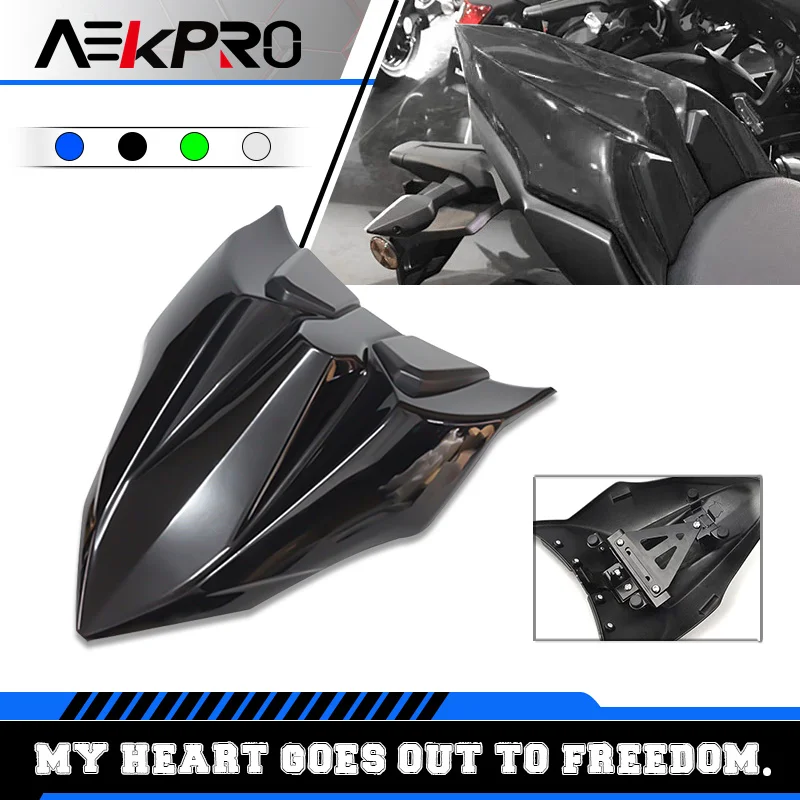 

z650 Motorcycle Rear Seat Tail Cover Rear Pillion Passenger Hard Solo Seat Cowl Back Hump Faring For Z650 Ninja650 ER-6F 17-24