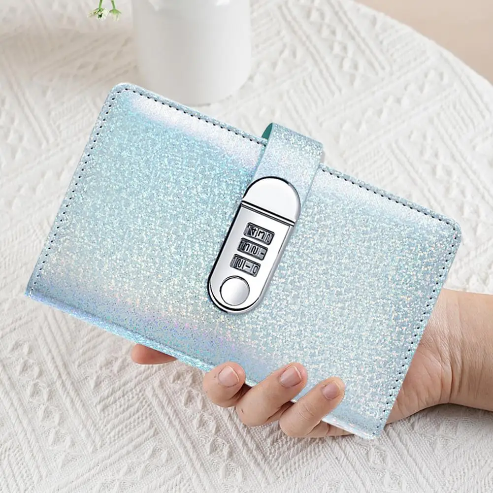 

Cash Saving Wallet With Password Lock Money Organizer Binder Savings Book Budget Tracking Notebook For Home E8L8