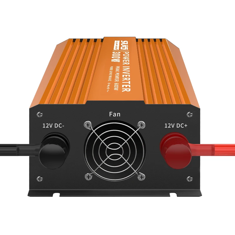 

300W 12V 24V 48V DC To AC 3 Plug Output Pure Sine Wave Power Inverter With Remote Control