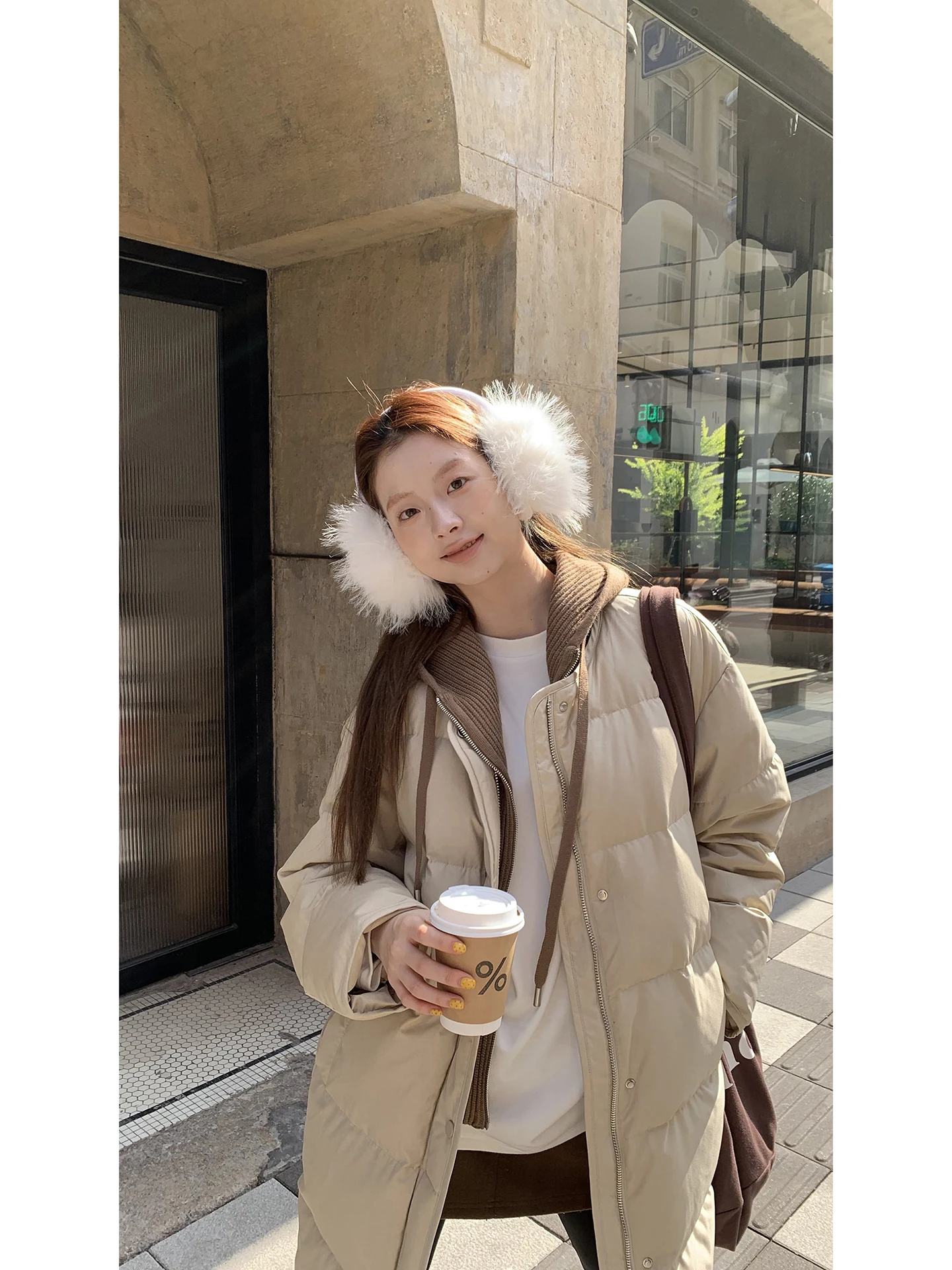 Rosso Celebri Plaza Piumino da donna Jaet 2025 Nuovo cappello invernale Intercato Lunghezza media 90 Bianco Du down Winte molto attraente...