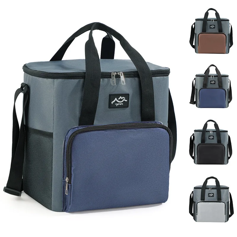 

New Simple Solid Color Lunch Bag Hot-Selling Fashionable Lunch Bag For Office Workers Insulated