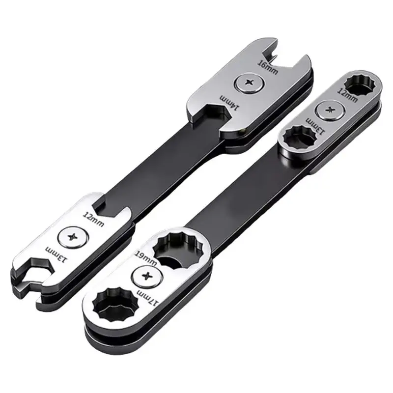 B08B-Mechanical Tool Automotive Repair Wrench 8 In One Universal Torx Hex Wrench Plum Adjustable 360° Rotatable
