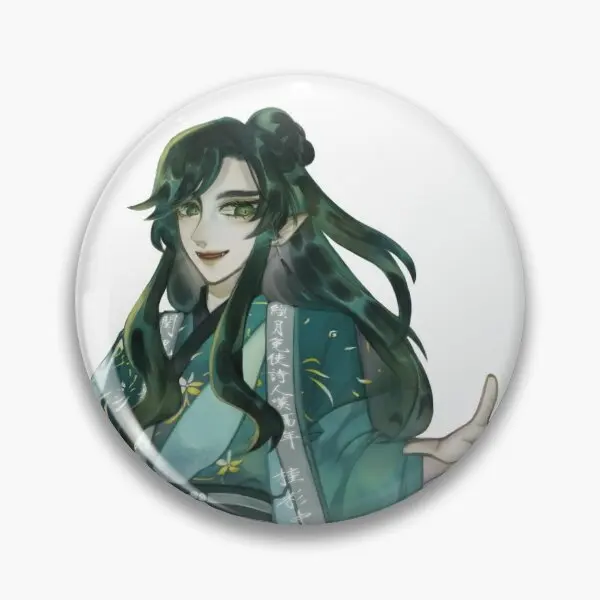 Tian Guan Ci Fu Qi Rong G  Soft Button Pin Women Creative Lapel Pin Badge Cartoon Hat Cute Brooch Funny Lover Fashion Clothes