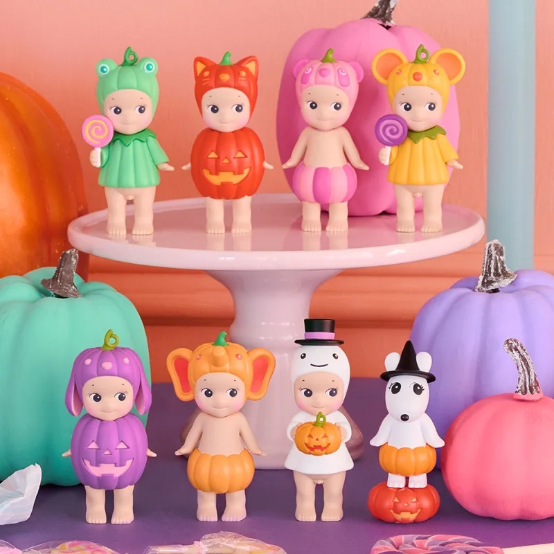 

New Genuine Sonny Angel Pumpkin Patch Series Blind Box Doll Toy Mini Figures Model Decoration Collection Doll Gifts Toys