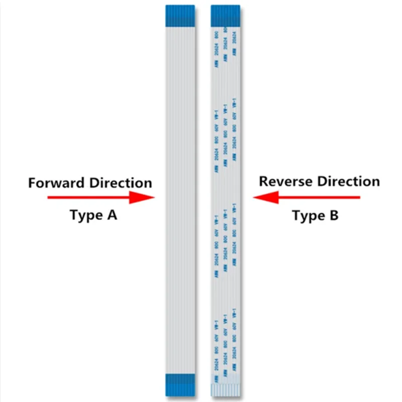 10Pcs 12Pin 14/16/18/20/22/24/26/28/30 Pin FFC FPC AWM 20624 80C 60V VW-1 0.5mm 1mm Pitch Flat Flexible Cable 5/10/15/20/30/40cm