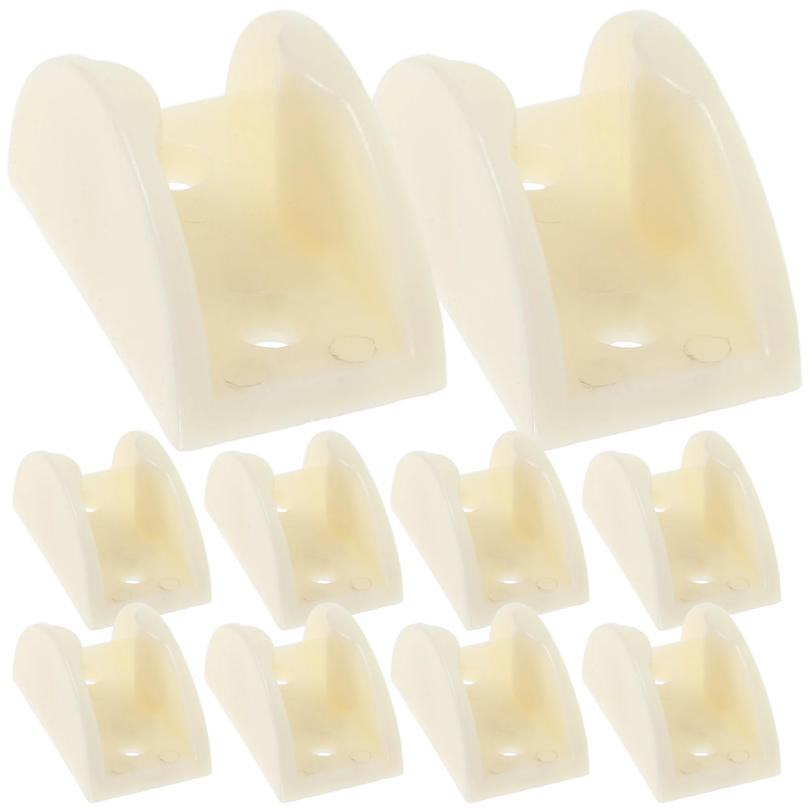 

10pcs Floor Guide Barn Durable Smooth Prevention Shaking Easy Installation Pocket Cabinet Hardware Sliding Barn Door Guides