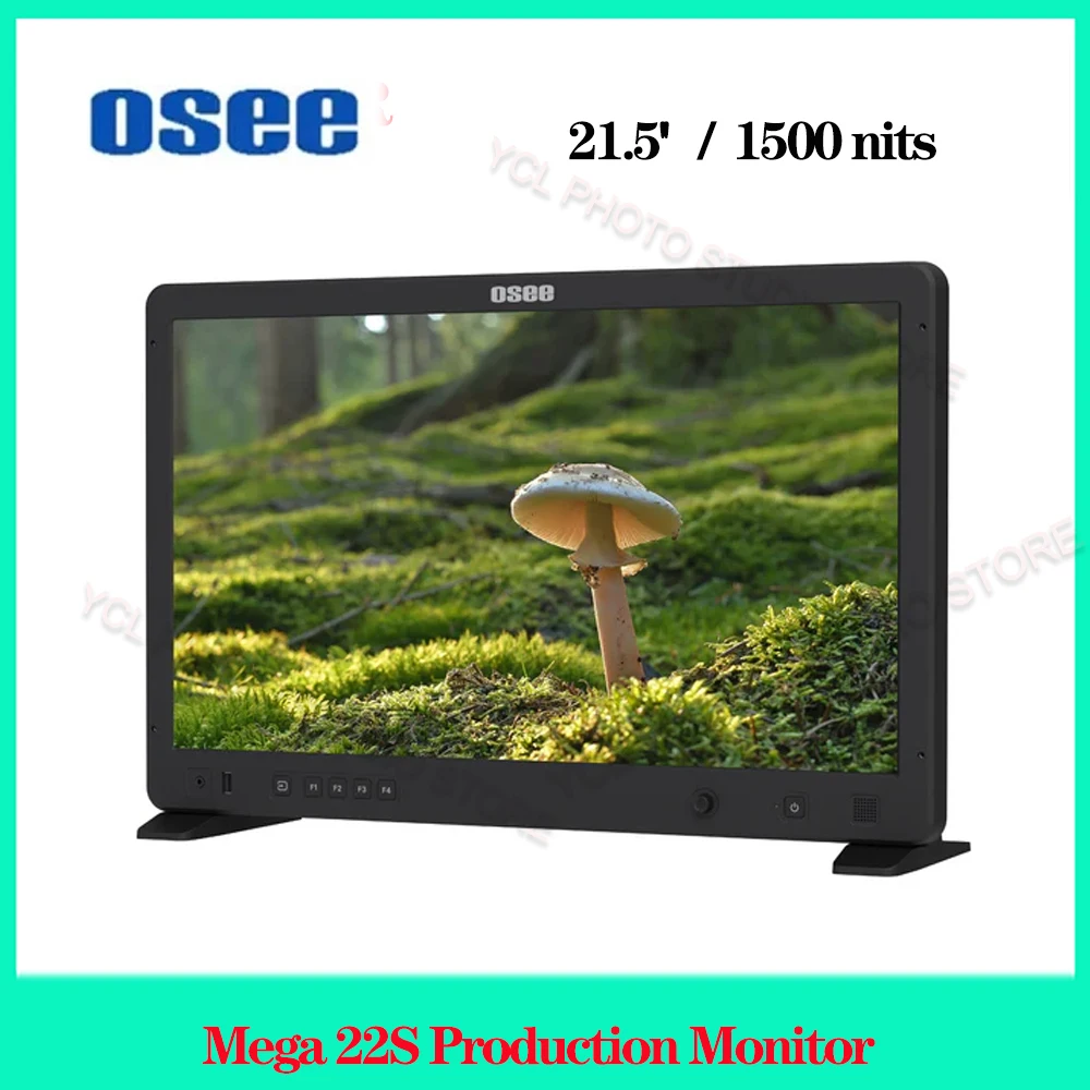 Osee Mega 22S Production Monitor 1500nits Field Monitor 10bit IPS Panel for ON-SET Monitoring with 4 Mounting Holes 3D-LUT