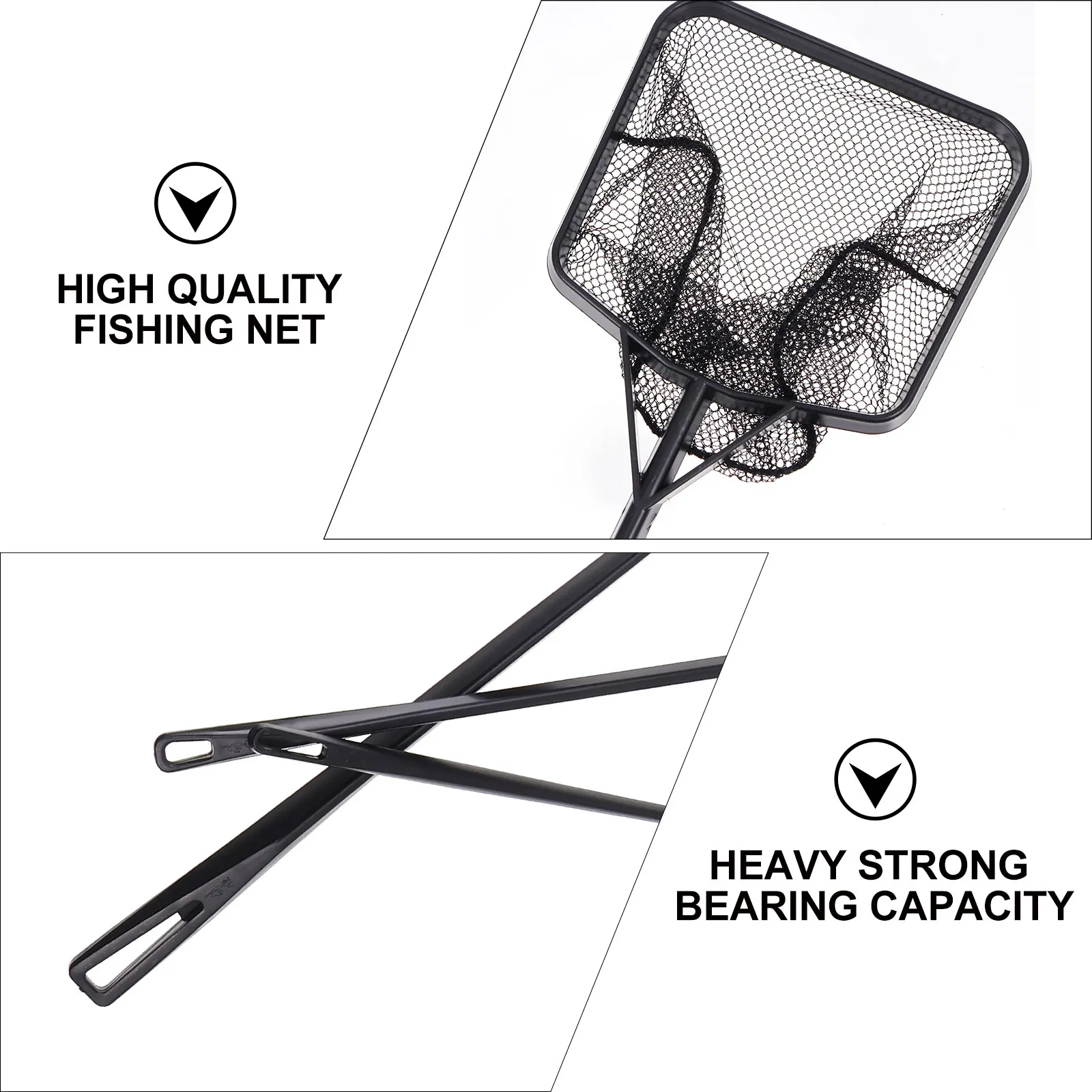 

Fish Tank Fishing Net 3 Sizes ABS Shrimp Catching Swimming Pool Mesh H Tool Kids Clean Debris Skim Water Practical Durable
