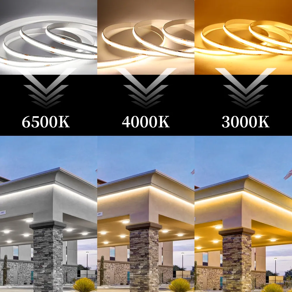 DC5V LED COB Strip Light 320LED USB High Density Flexible COB Led Light Warm Nature White Red Blue Pink Yellow Linear Dimmable