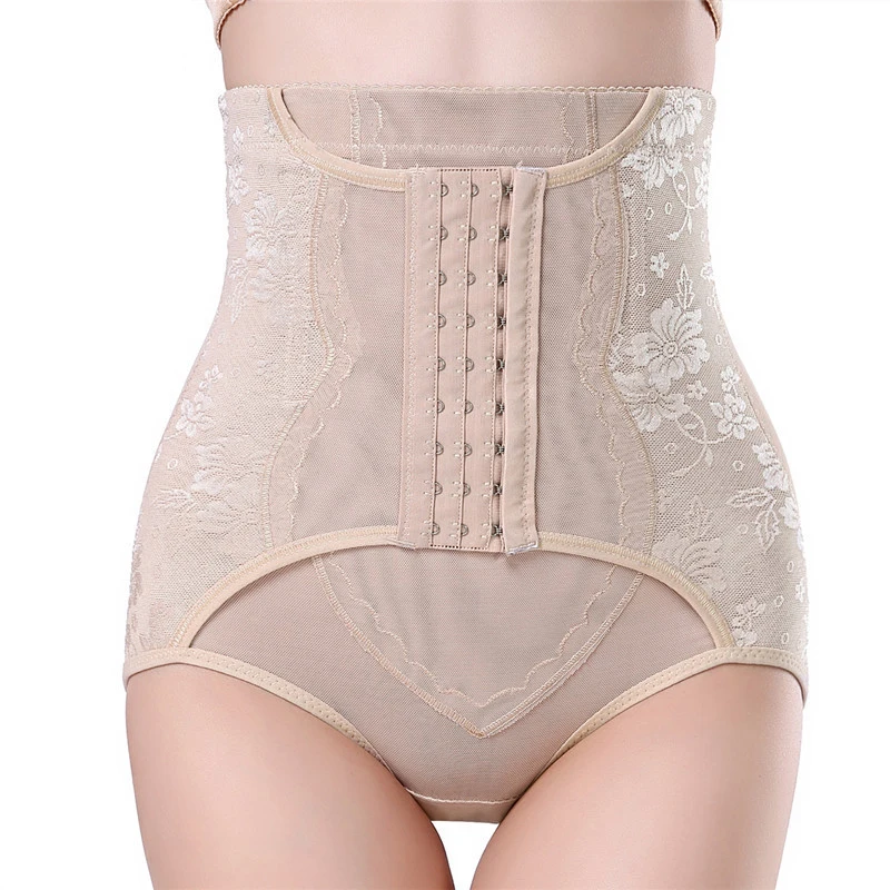 BurVogue Butt Lifter Panties Womens High Waist Tummy Control Body Shaper Waist Cincher Panty Girdle Shapewear Underwear