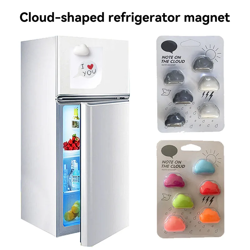 6Pcs/set Refrigerator Magnet Balloon Arrow Cloud Fridge Magnet Soaring Into The Sky Theme Magnetic Stickers Home Decoration