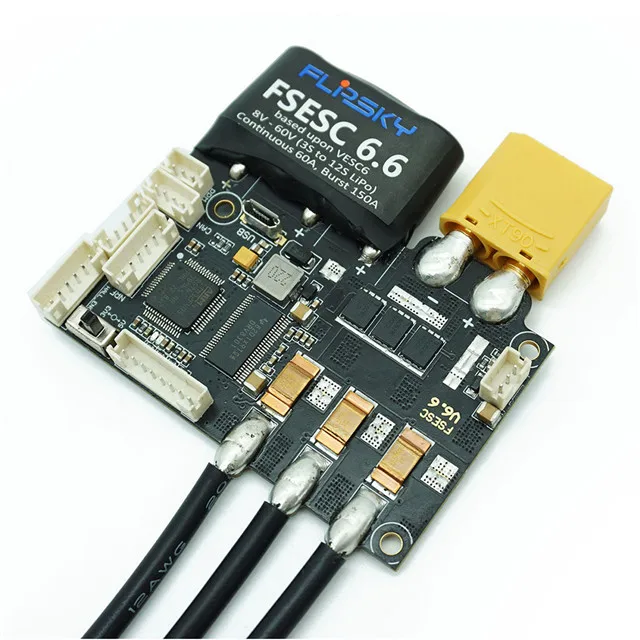 60A 12S Single ESC based on VESC 6 Flipsky ESC6.6 Electric Scooter Motor Control