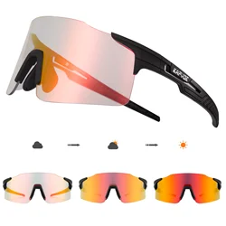 Kapvoe Red Photochromic Cycling Sunglasses for Men UV400 Glasses MTB Mountain Goggles Road Bike Bicycle Women Sports Eyewear