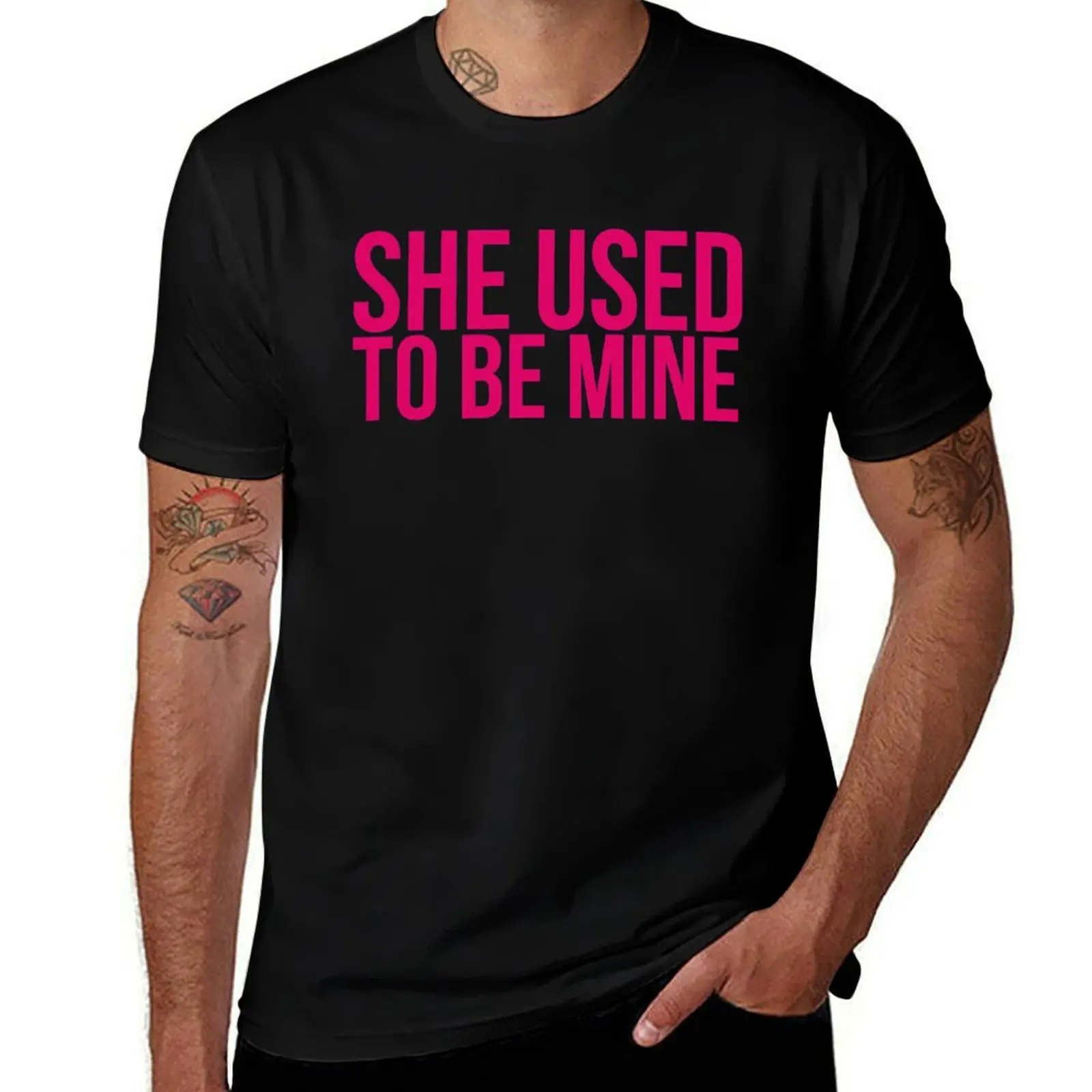 

She Used To Be Mine T-Shirt man t shirts cotton t shirt men 100% cotton luxury brand graphic t shirts for man T-Shirt