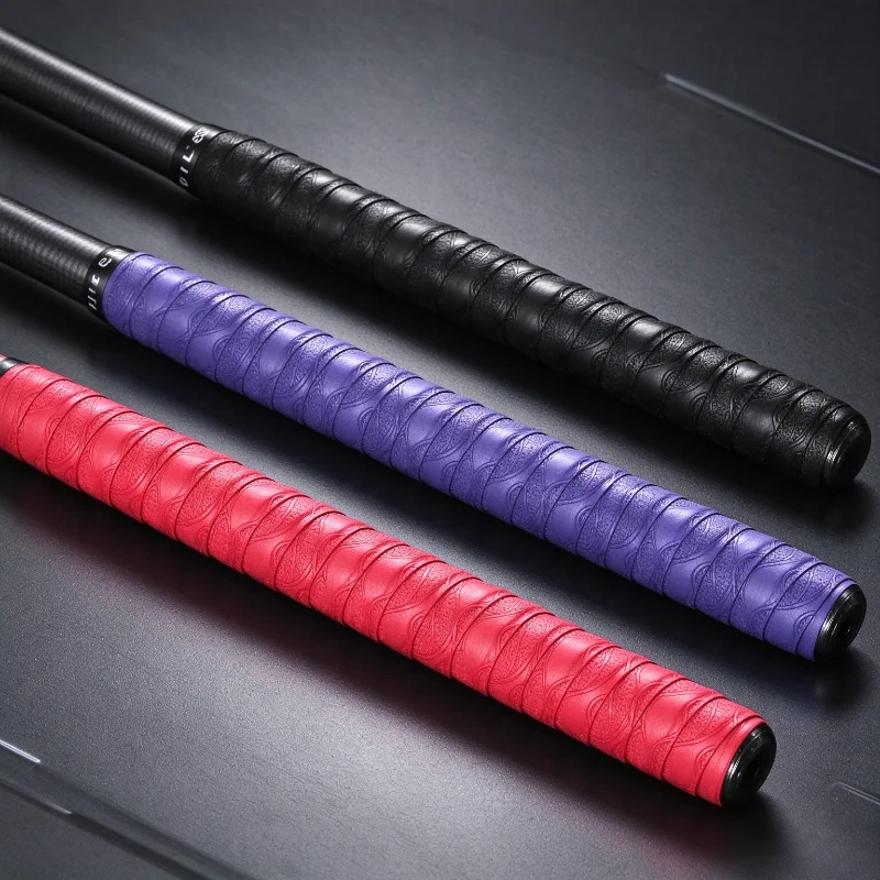 2M Non-slip Fishing Rod Grip Tape, Ridge Texture Sweat Absorbent Handle Wrap, Anti-slip Overgrip for Fishing Pole, Badminton Rac