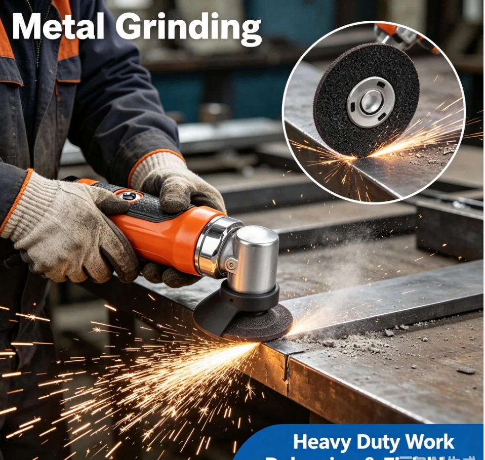 2 Inch 15,000 RPM Pneumatic Angle Grinder High-speed Air Angle Die Grinder for Machine Polished Cutting With Accessories