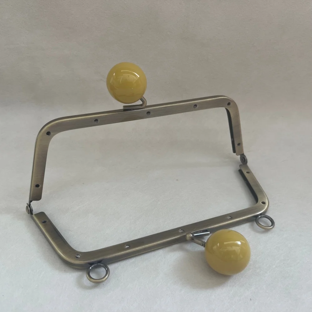17,5 cm Big Ball Geldbörse Rahmen Ehe Lock Verschluss Mit Schrauben Handtasche Haken Runde Aufhänger Teile Handgemachte Tasche Hardware Zubehör – Detail 9