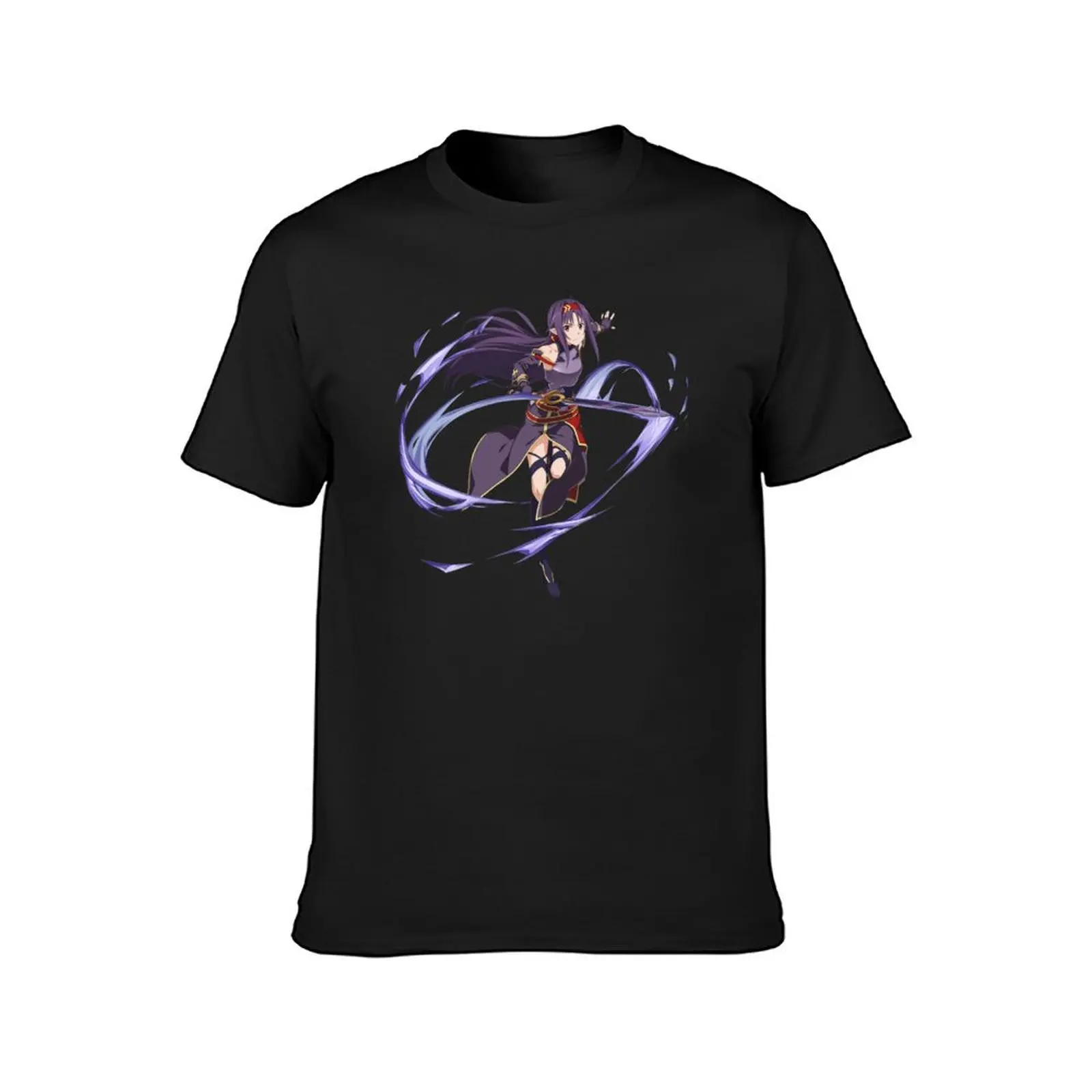 Konno Yuuki Sword Art Online #7 T-Shirt blacks customs Short sleeve tee quick drying mens graphic t-shirts big and tall