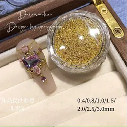 ネイルアート用メタルボール,マニキュアアクセサリー,20g,ブラック,ピンク,ゴールド,シルバー,スチール,DIY