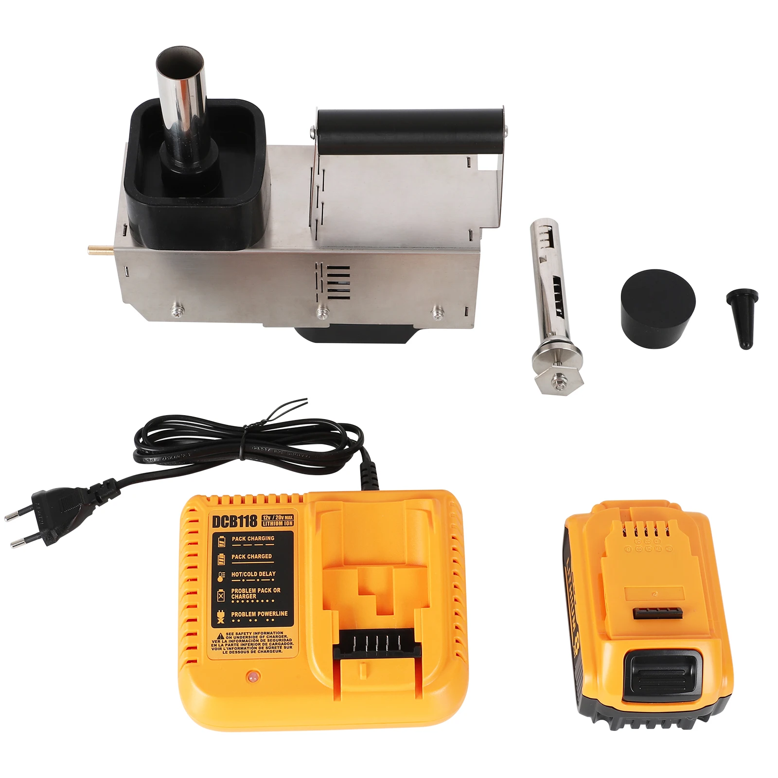 Cordless Oxalic Acid Vaporizer 18V Battery Oxalic Acid Sublimator Varroa Mite Treatment OA Vaporizers Oxalic Acid Evaporator