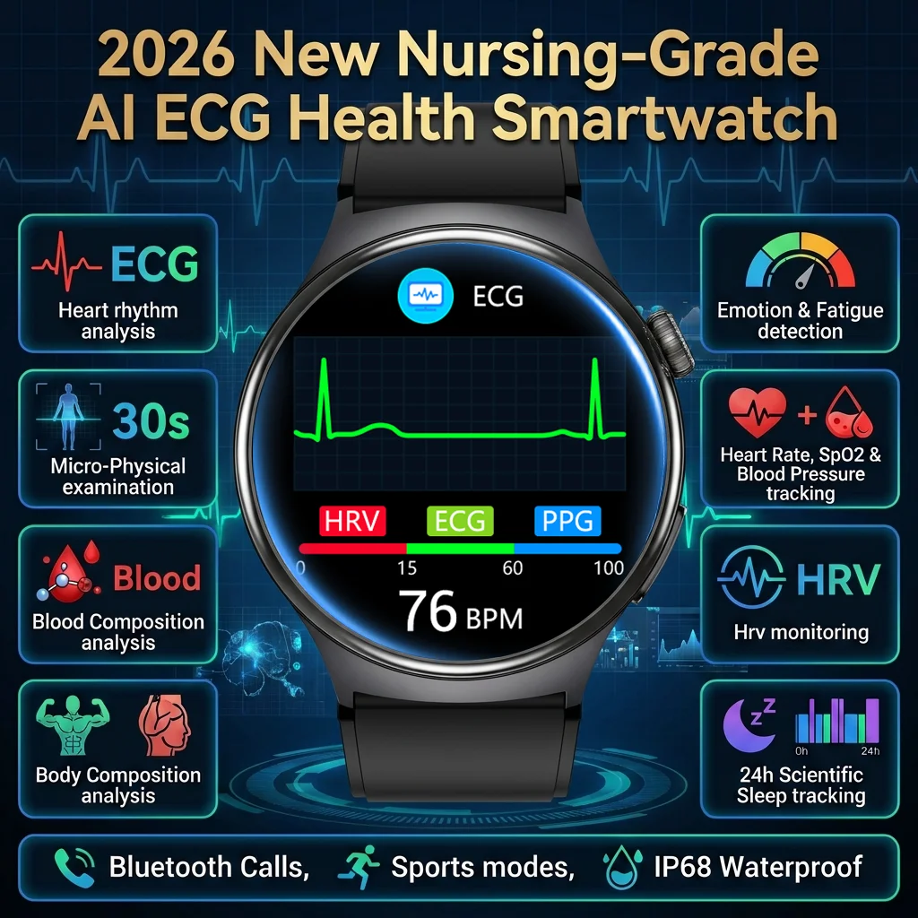 Medicine Cabinet Lock - Jam Tangan Pintar Medis 2026 EKG