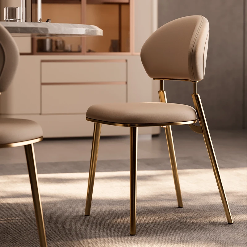 

Elegant Minimalist Chairs European Classic Trendy Exquisite Dining Chairs Premium Beauty Sedie Da Cucina Dining Room Furniture