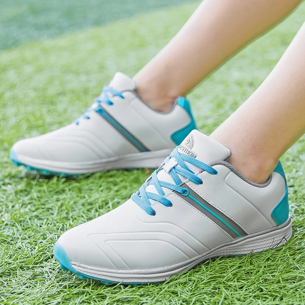 Professional Golf Shoes Women's Professional Lightweight Golf Shoes Girls Outdoor Fitness Running Shoes Size 35-42