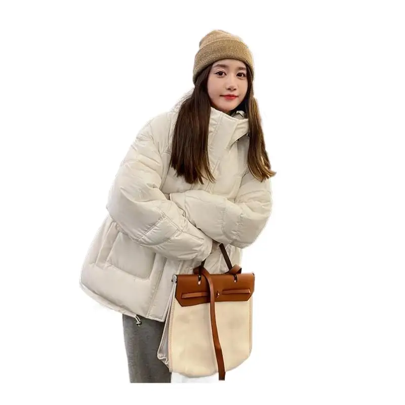 

Fashion sweeet Women Parka candy color Outwear Autumn Hooded Coat Winter girl's Jacket streetwear Down Jackets plus size Coats