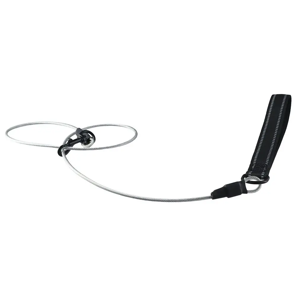 Leash 120CM Dog Lead Steel Cable Anti Bite Coated Wire Rope Heavy Duty Dog Chains Traction Rope Teething Puppies