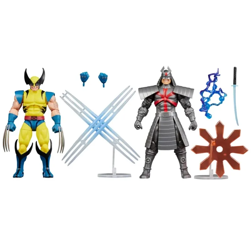 【Disponibile】 Hasbro Marvel Legends Series Wolverine Vs Silver Warrior Doppio set 15 cm Action Figure Model Collection Toys