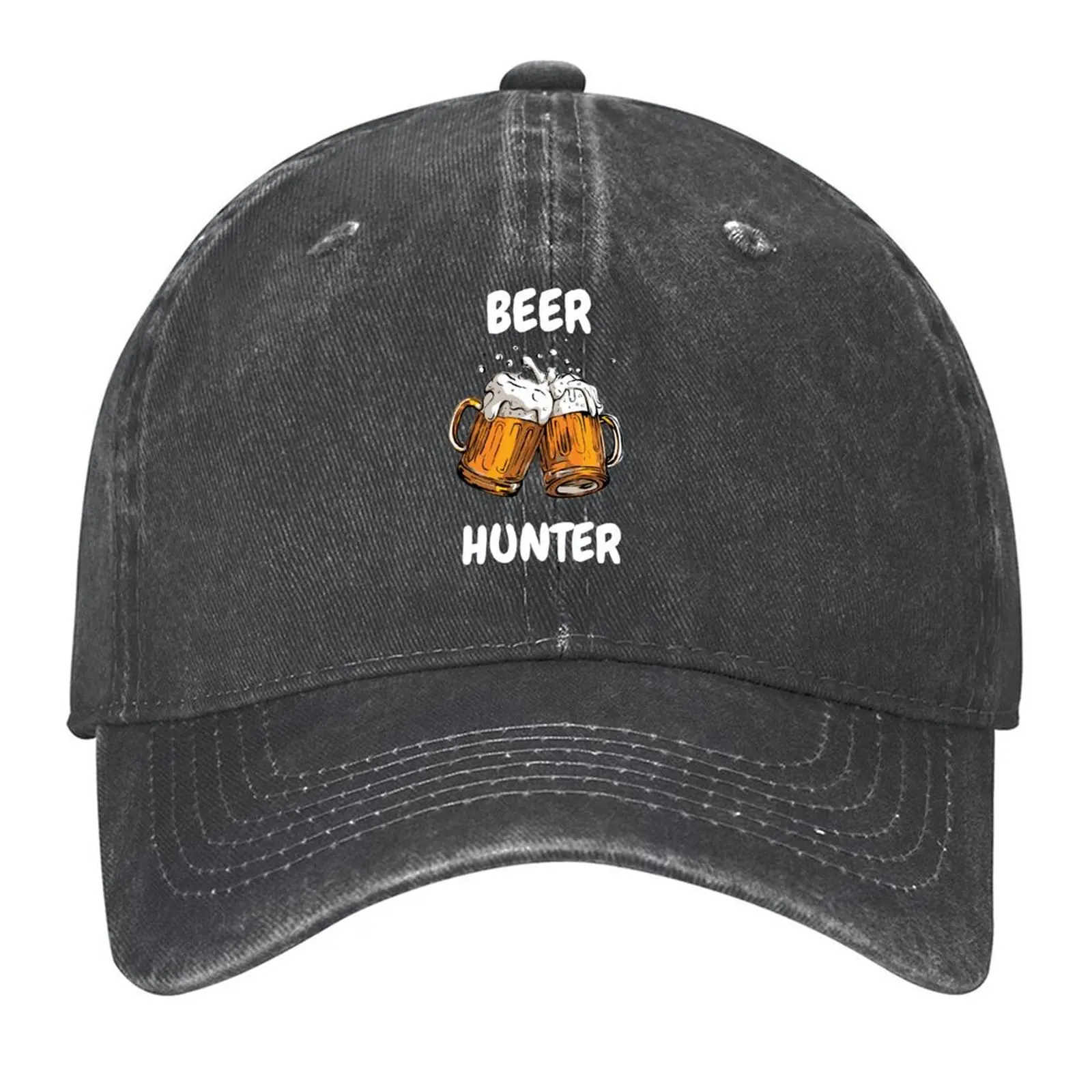 

Бейсбольная кепка Beer Hunter с козырьком, термокозырек, дизайнерская шляпа, альпинистские женские шапки, мужские