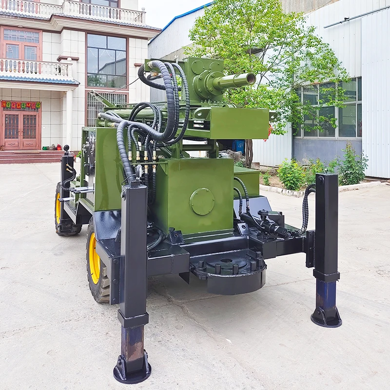 

China Portable Pneumatic Drilling Rig Machine Surface Drill Rig Mineral Exploration 100m 180 Meter Drilling Rig for Water Well