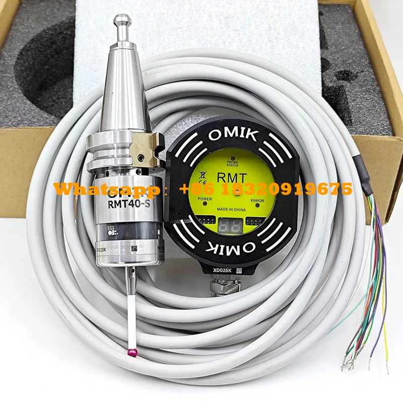 Sonda RMT40-S de máquina herramienta de centro de mecanizado infrarrojo CNC utilizada con soporte BT30 o BT40 para reemplazar Renishaw OMP40-2 Marposs