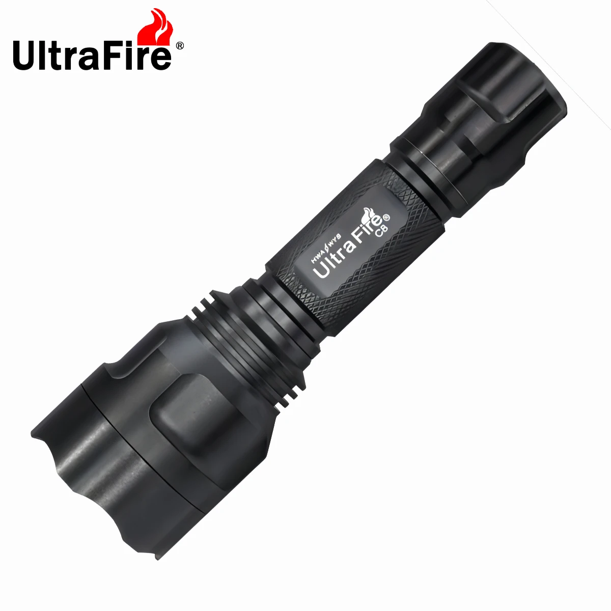 

UltraFire C8 Army Tactical Flashlight 1/5 Modes 1000 Lumens Powerful Rechargeable 18650 LED Torch Light Military Police Lantern