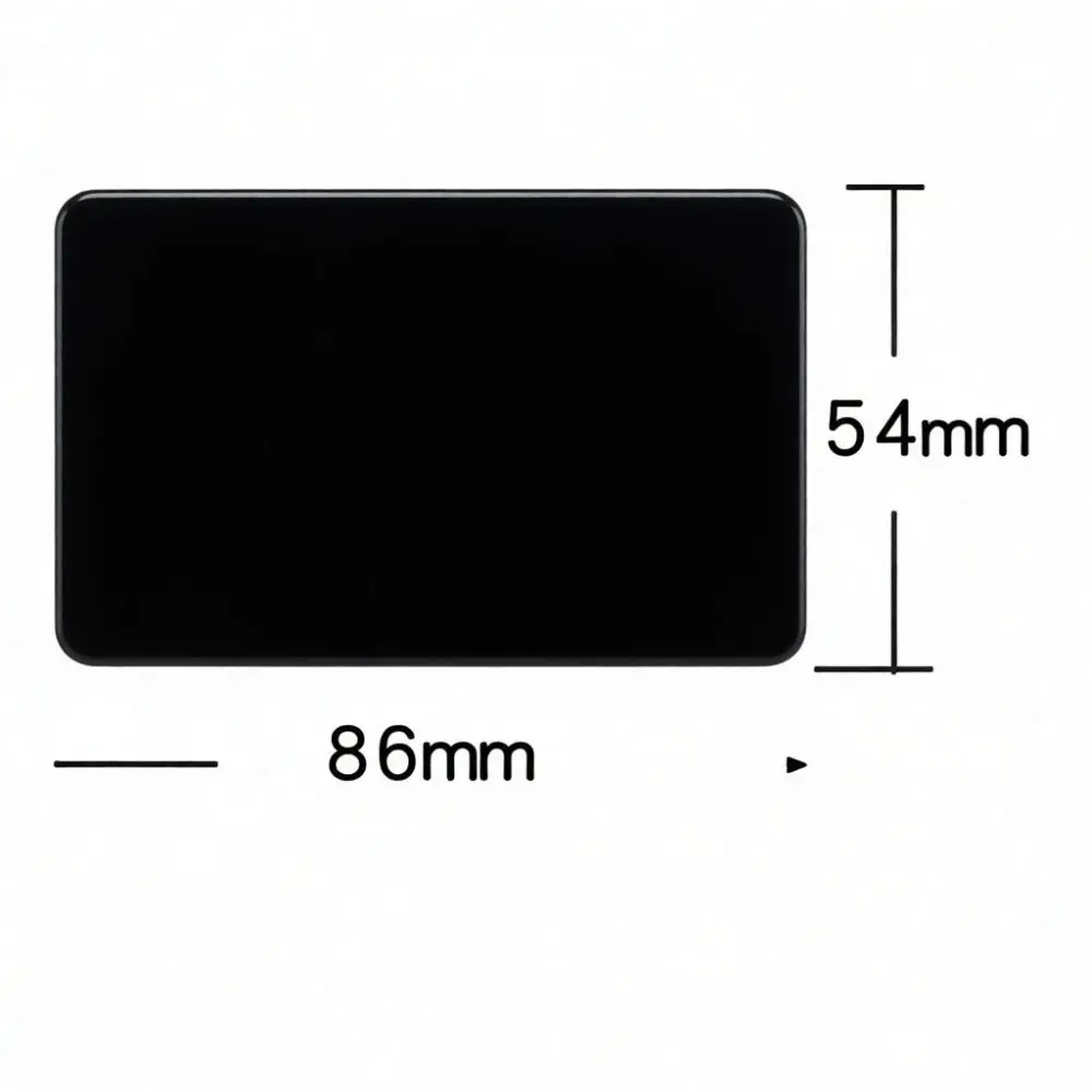 Professional Metal Business Cards Laser Marking Aluminum Sheets Engraving Machine Test Plates Durable Blank Signage