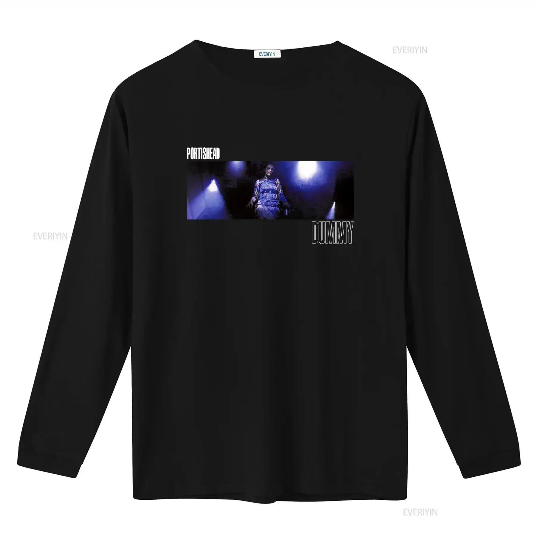 Portishead's Dummy 25th Anniversary Blue T Shirt Full Size S 5XL TT344 vintage Washed streetwear Casual Slightly Stretched